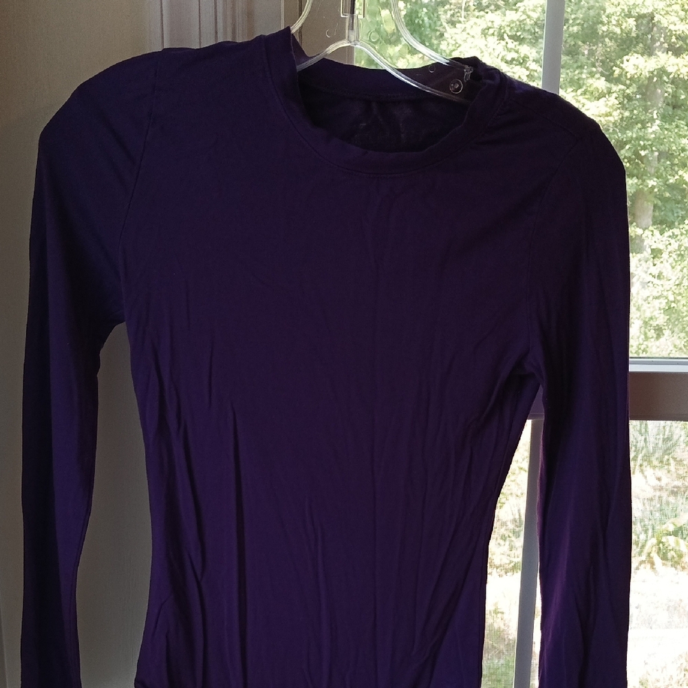 Purple Long Sleeve Kids One Piece - Picture 2 of 4